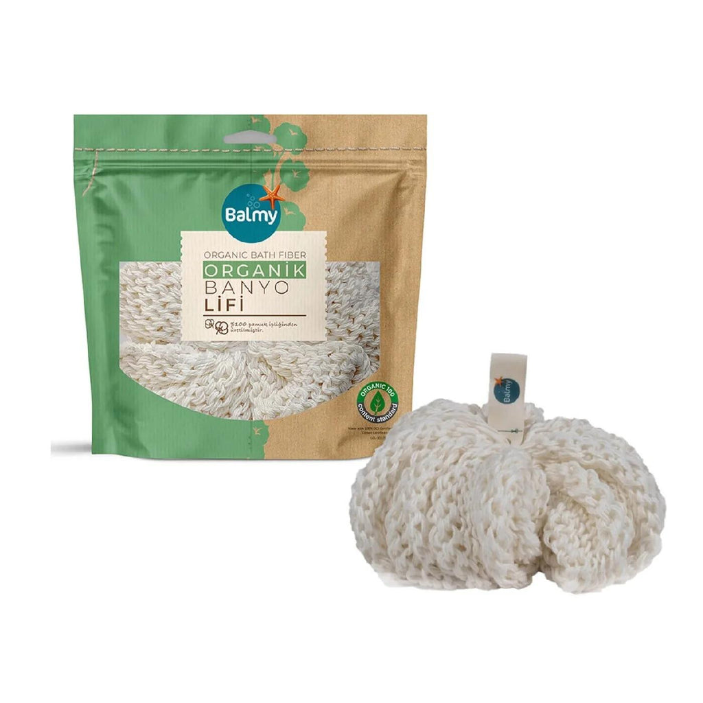 Balmy Organic Bath Loofah for Gentle Exfoliation 70g