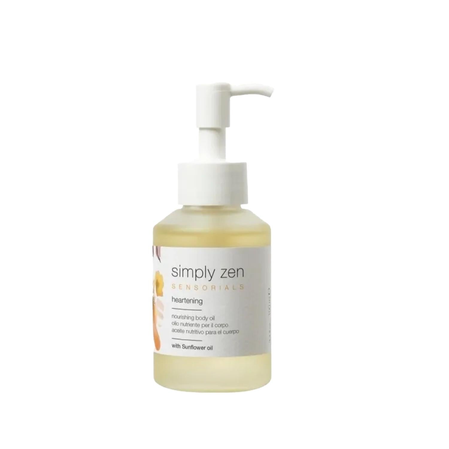 Simply Zen Sensorials Heartening Nourishing Body Oil for Dry Skin - Natural Moisturizer & Skincare - 3.38 fl oz