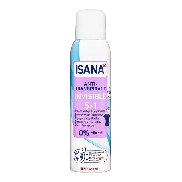 Isana Alcohol-Free Deodorant Fresh 150ml - Long Lasting, Dermatologically Tested, Natural Freshness