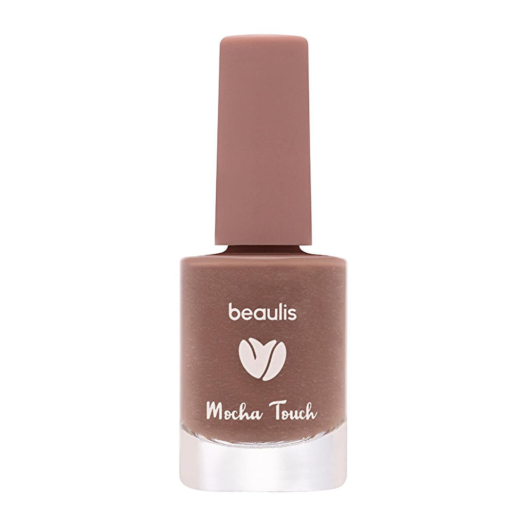 Beaulis Mocha Touch: Baltic Amber Nail Polish | Long-Lasting, Trendy Brown Nail Color for Sophisticated Style