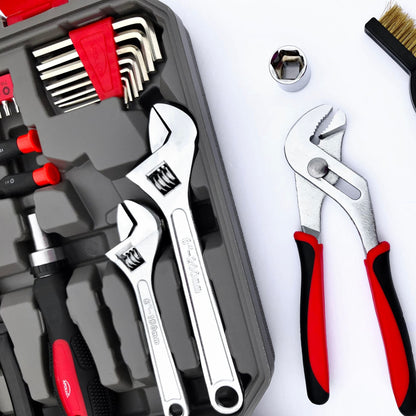 95 Piece Mechanics Tool Set in Metric and SAE for Small Engine, Mechanical and General Repairs – DT1242
