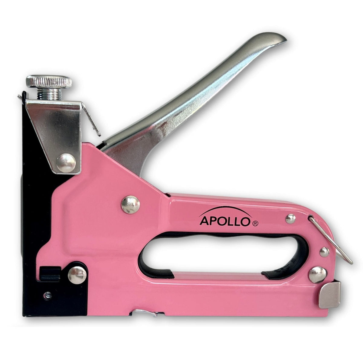 Pink Stapler with Power Adjustment Knob and 3000 Staples assortment-- DT5020P