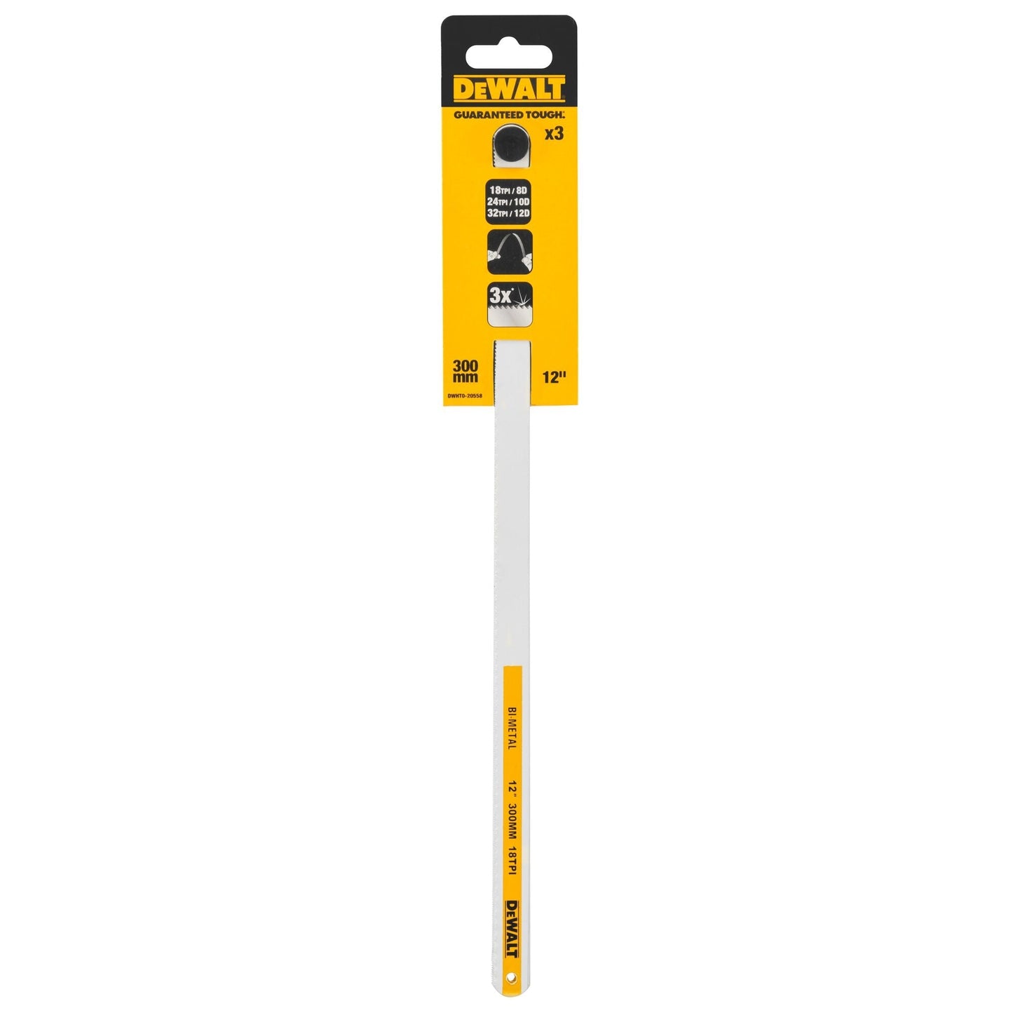 DeWalt DWHT20553 12" BIMTL Hacksaw Blade 32T