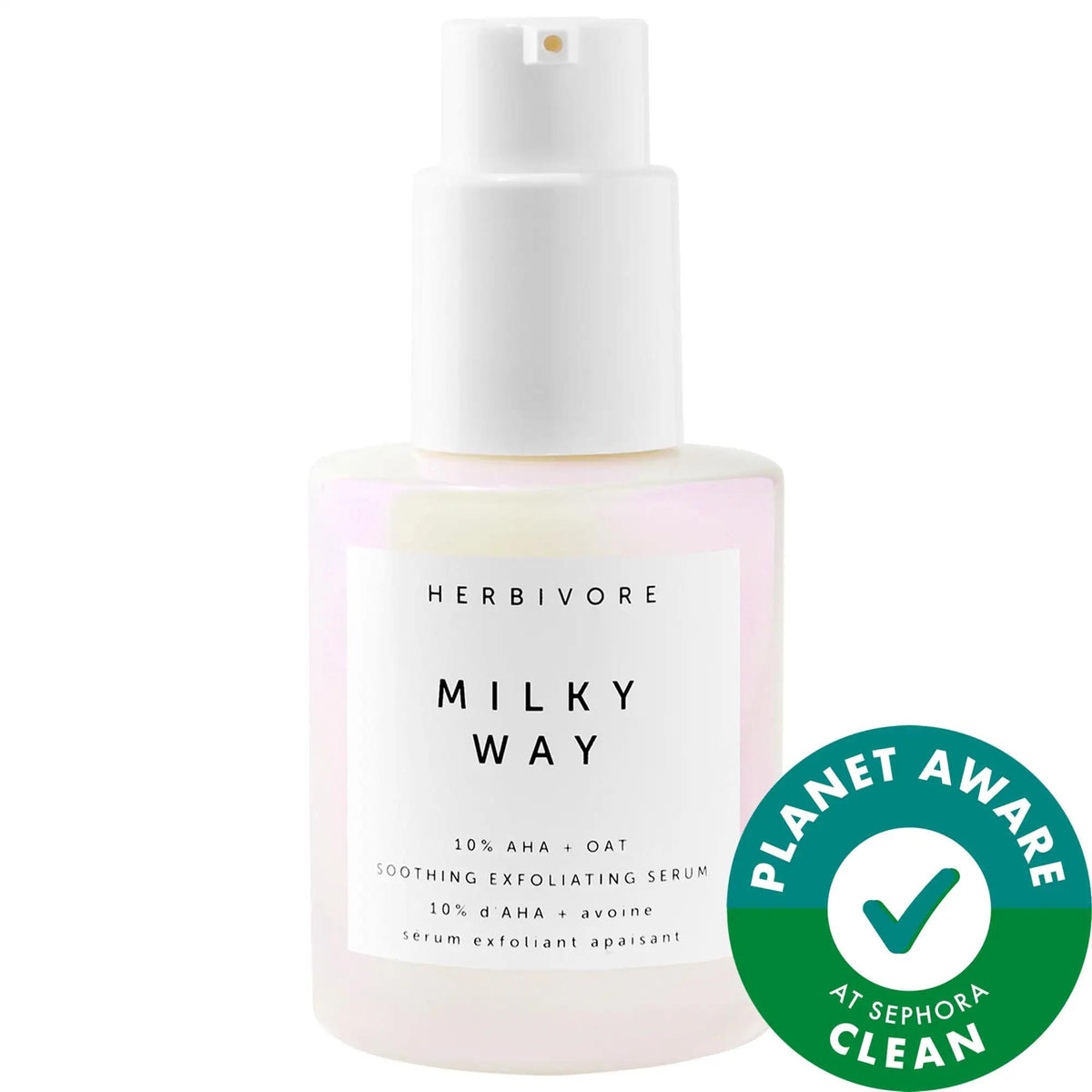 Milky Way: 10% AHA + Oat Soothing Exfoliating Serum | Glow Boosting, Vegan, Cruelty-Free, Skin Texture Improvement & Dryness Relief
