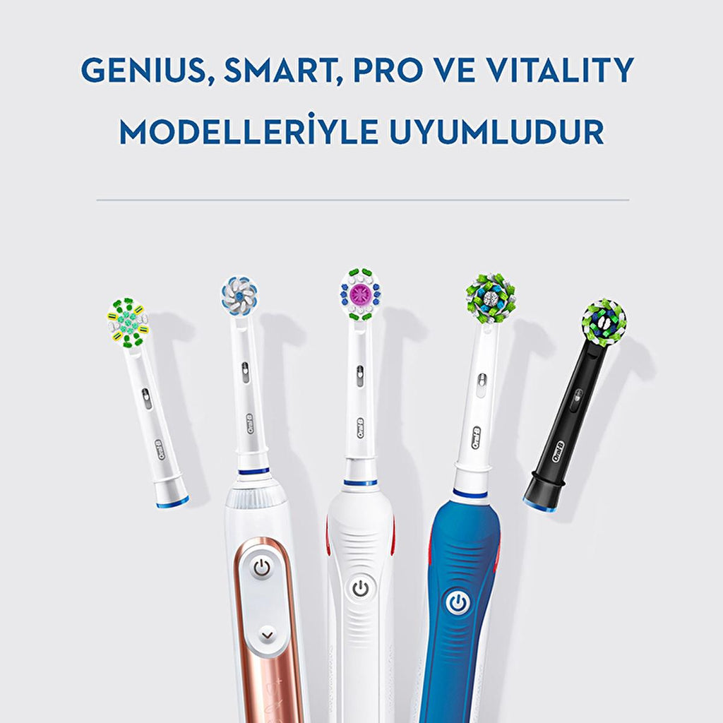 Oral-B Floss Action Replacement Toothbrush Heads (2-Pack) - MicroPulse Bristles, CleanMaximizer Technology