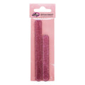 Eklips Glitter Glass Nail File Set for Smooth Nails 2-Pack
