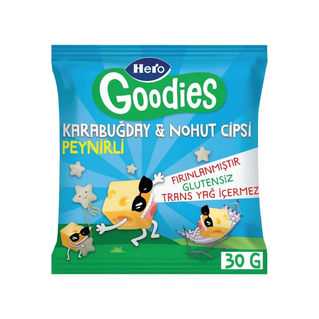 Hero Goodies Baked Buckwheat & Chickpea Cheese Chips 30g