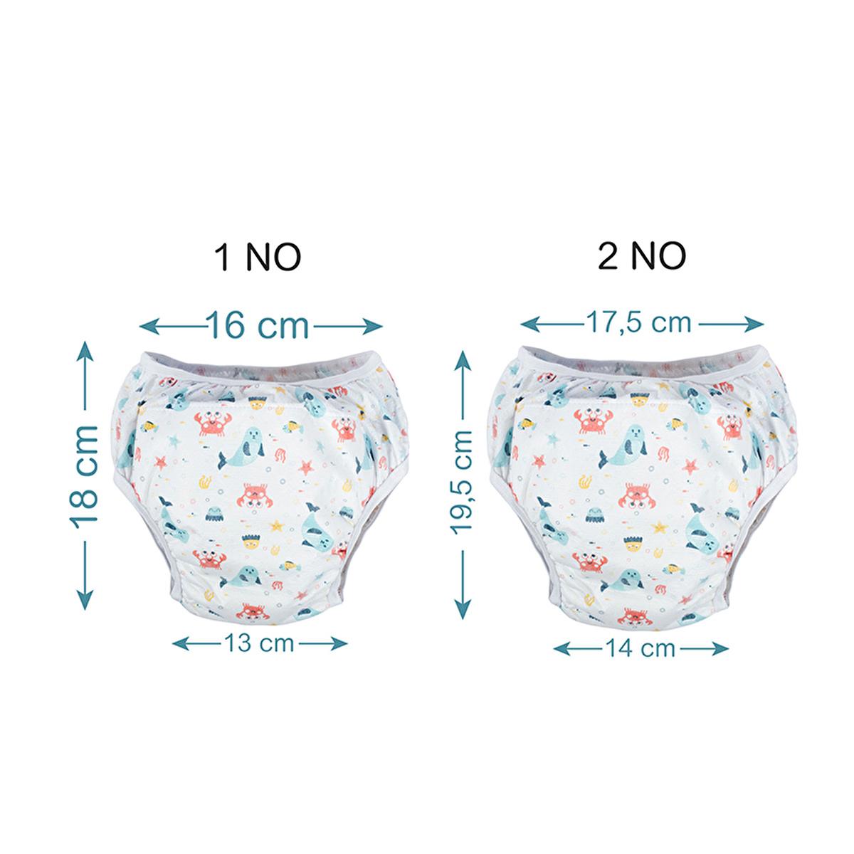 Sevi Bebe Breathable Potty Training Pants for Toddlers - Eco-Friendly, Reusable Training Pants for Boys and Girls (10-15 kg)