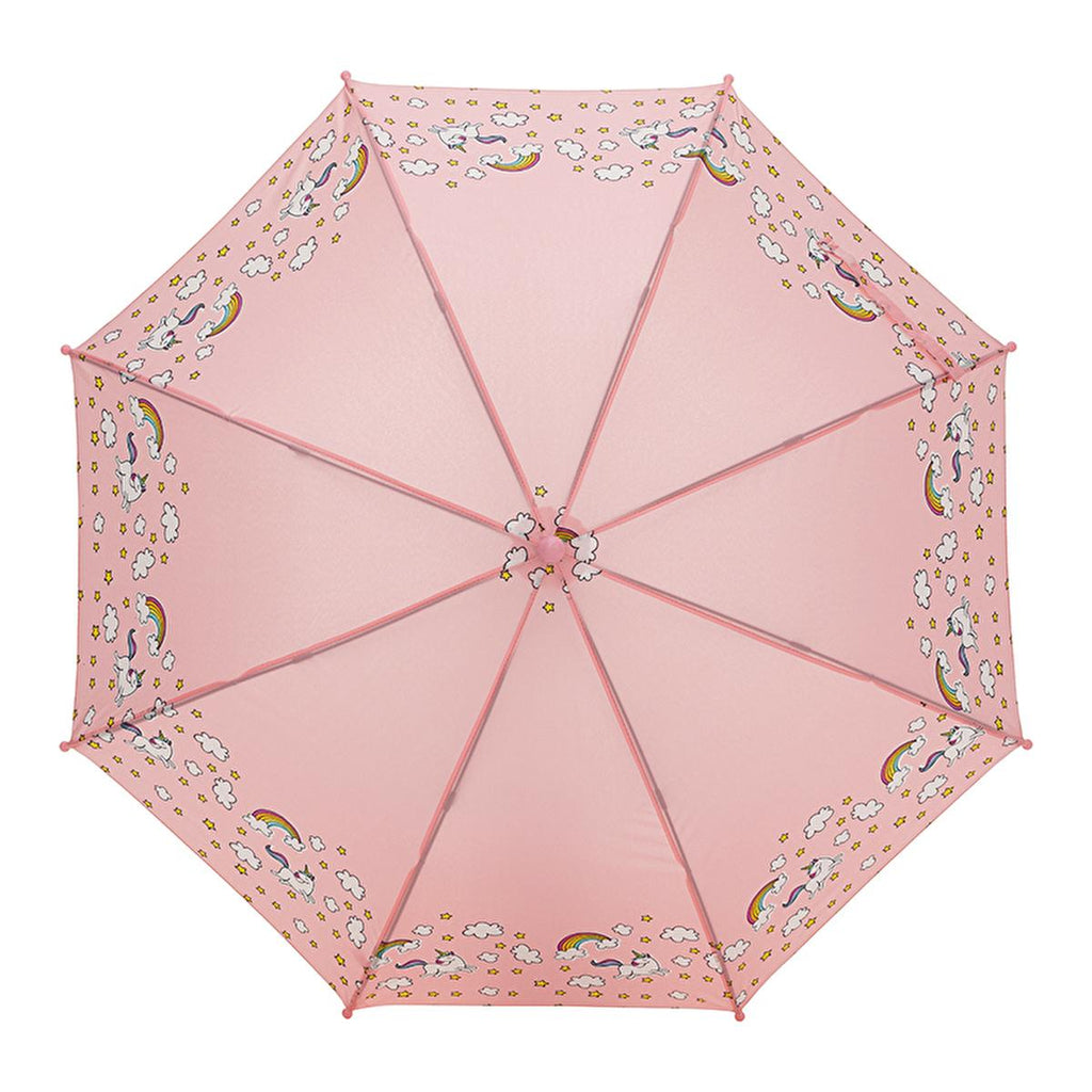 Eklips Children's Pink Umbrella for Kids - Lightweight Rain Protection for Children