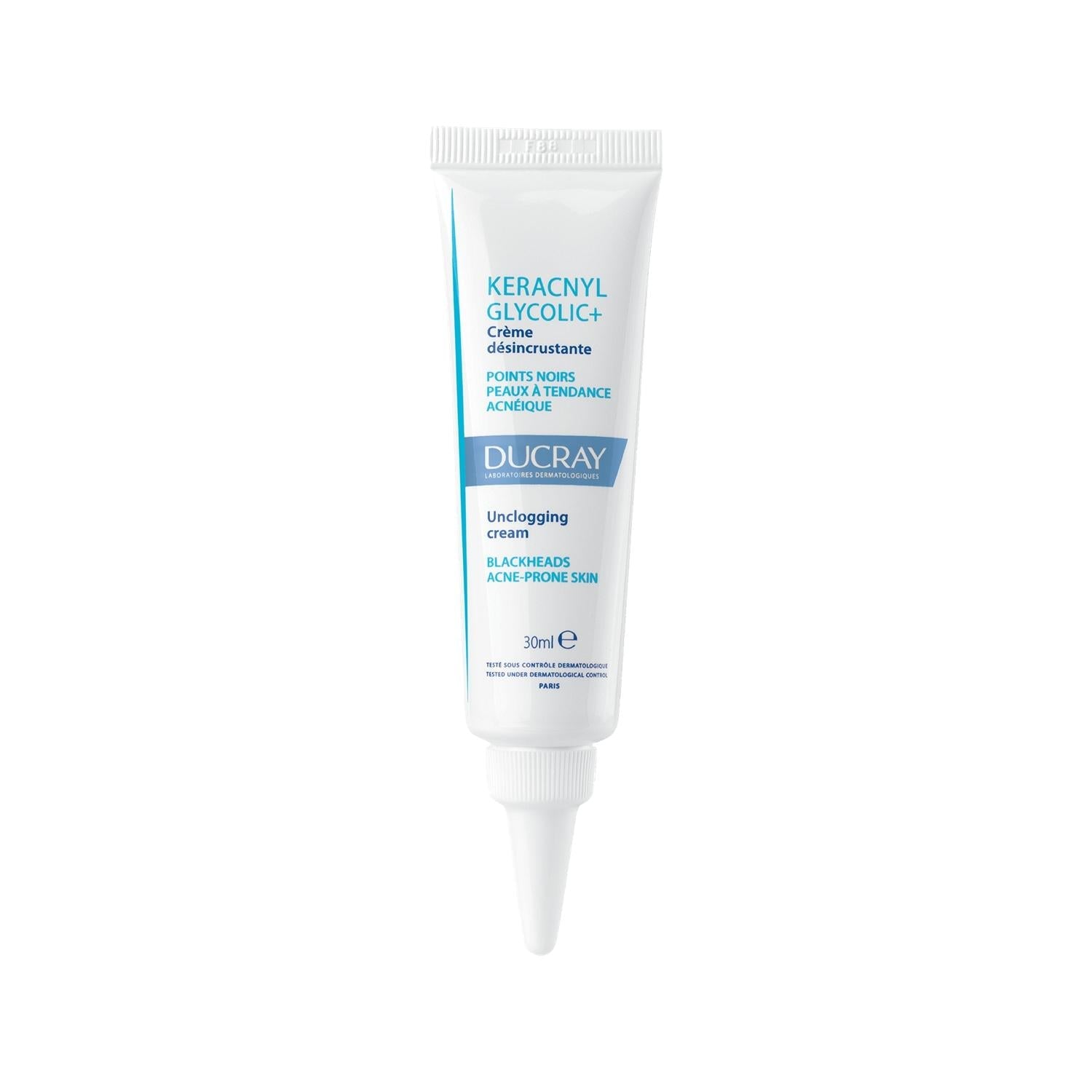 Ducray Keracnyl Glycolic+ Cream for Blemish-Prone Skin 30ml