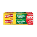 Koroplast Medium 3-in-1 Food Storage Bags 80 Count