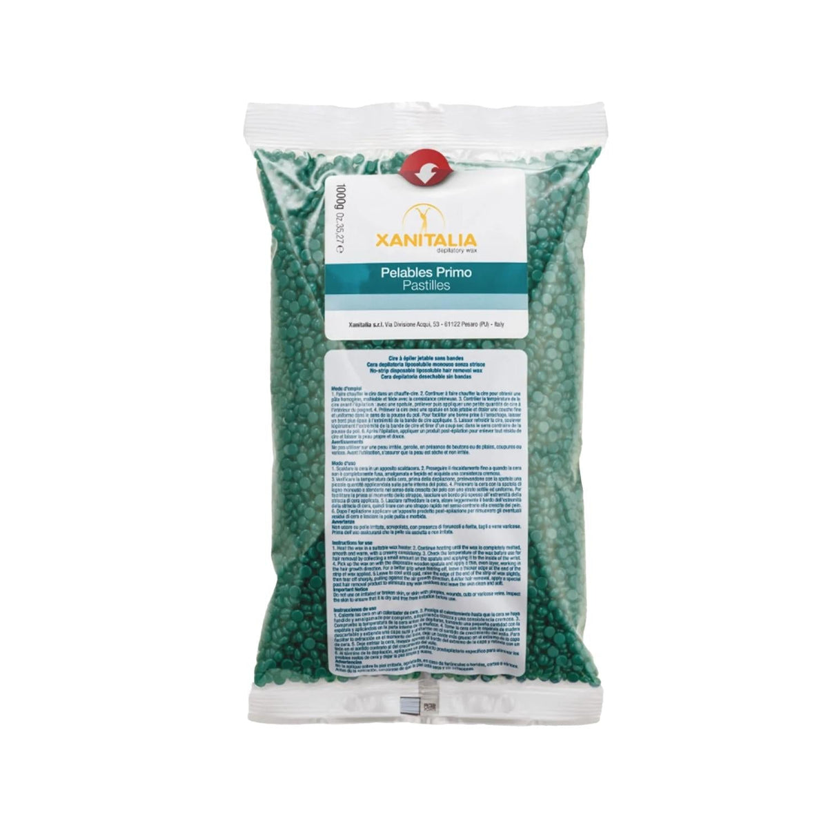 Tanaçan Xanitalia Soyulabilir İnci Ağda Azulen 1000 g - Peelable Pearl Wax for Smooth Skin
