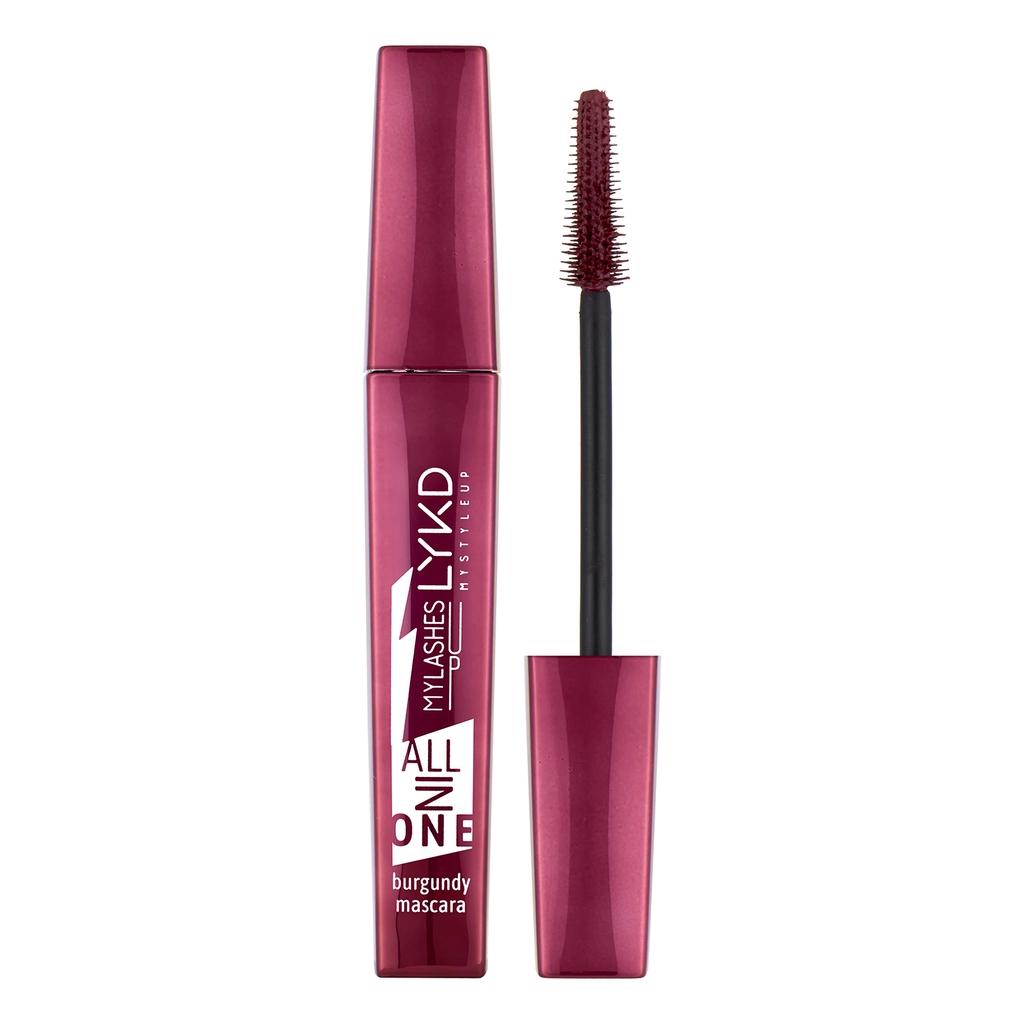 LYKD All in One Burgundy Mascara for Volume and Curl