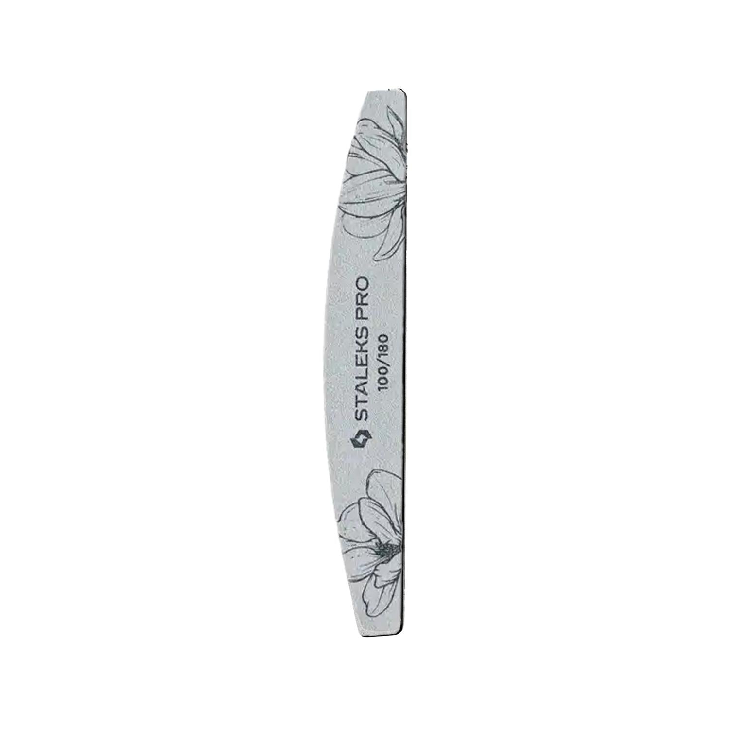 Staleks Expert 40 Half Moon Nail Files 100/180 Grit 24-Pack