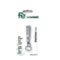 Fe Nail Clippers - Chrome-plated Nail Clippers with Nail File & Keychain