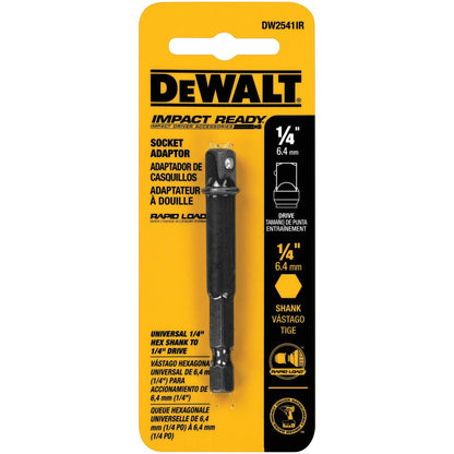 DeWalt DW2542IR G 1/4" Hex Shank To 3/8" Socket Adaptor