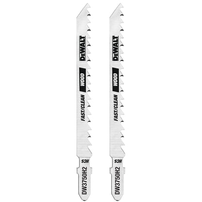 DeWalt DW3765H 3-Inch 12 Tpi Trim/Coping Hcs T-Shank Jig Saw Blade (5-Pack)