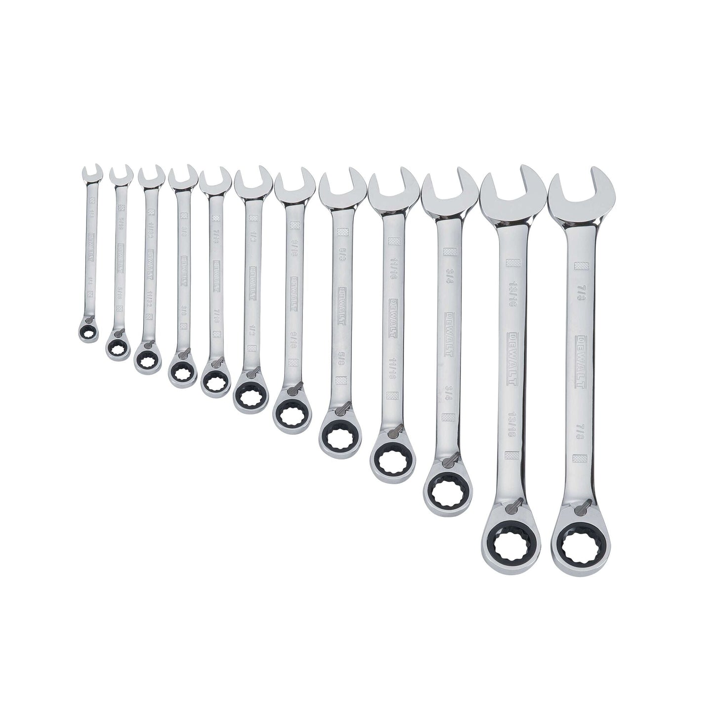 DeWalt DWMT19230 12 Piece Ratcheting Metric Wrench Set