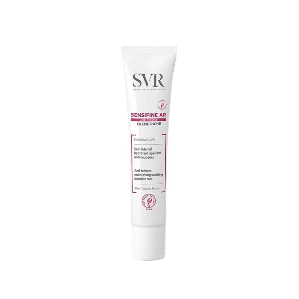 SVR Sensifine AR Creme Rich: Anti-Redness Facial Cream for Sensitive Skin - Intense Hydration, Kõzarõklõk Kar_õtõ Krem - 40ml