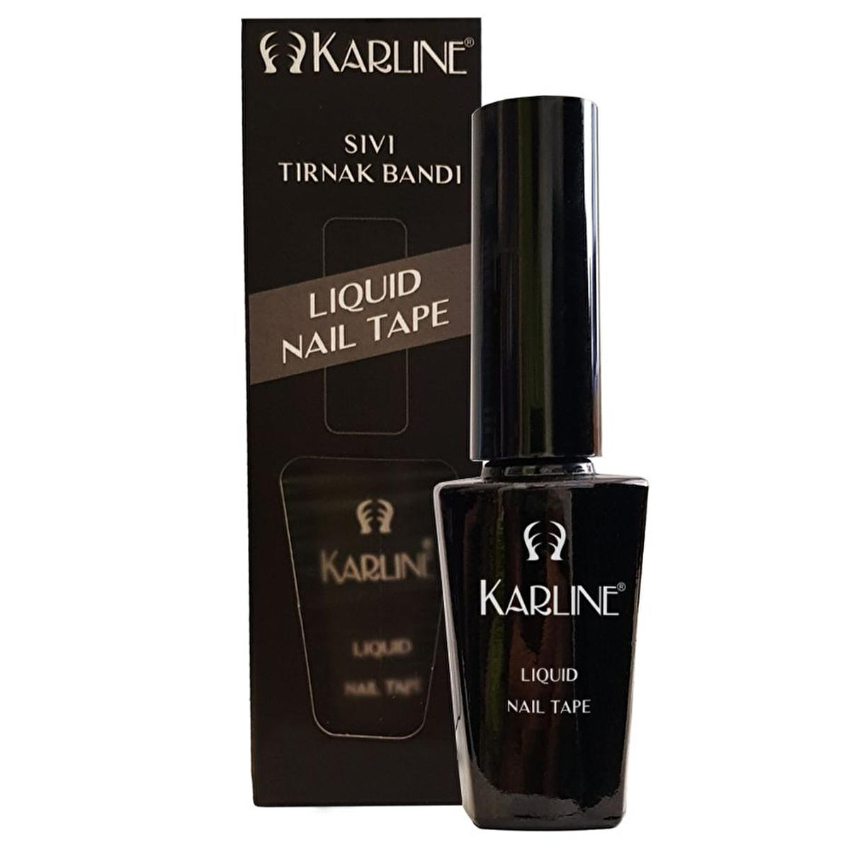 Karline Nail Art Liquid Band - Prevents Polish Spill, Easy to Apply, 8ml - Nail Art Aid, Nail Polish Protector