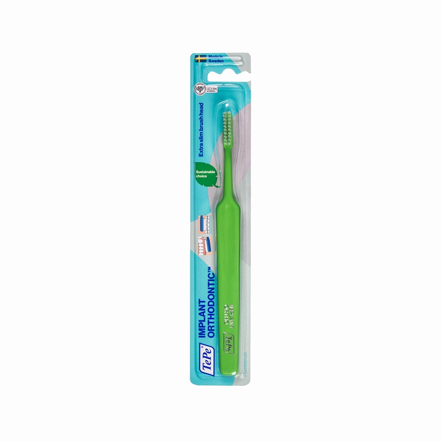 Tepe Orthodontic Toothbrush for Implants and Braces - Gentle Cleaning for Complex Dental Work