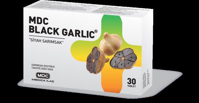 MDC Black Garlic Tablets for Natural Antioxidant - 30 Count
