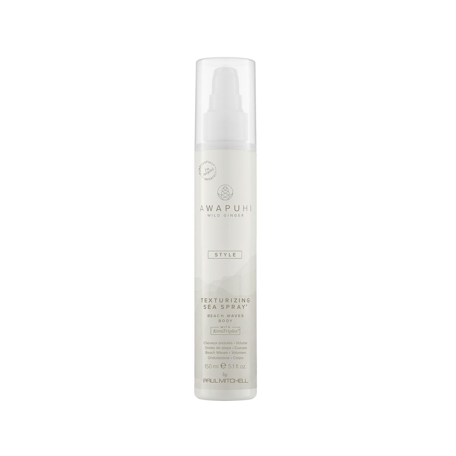 Paul Mitchell Awapuhi Wild Ginger Texturizing Sea Spray - Adds Texture, Volume, and Beachy Waves