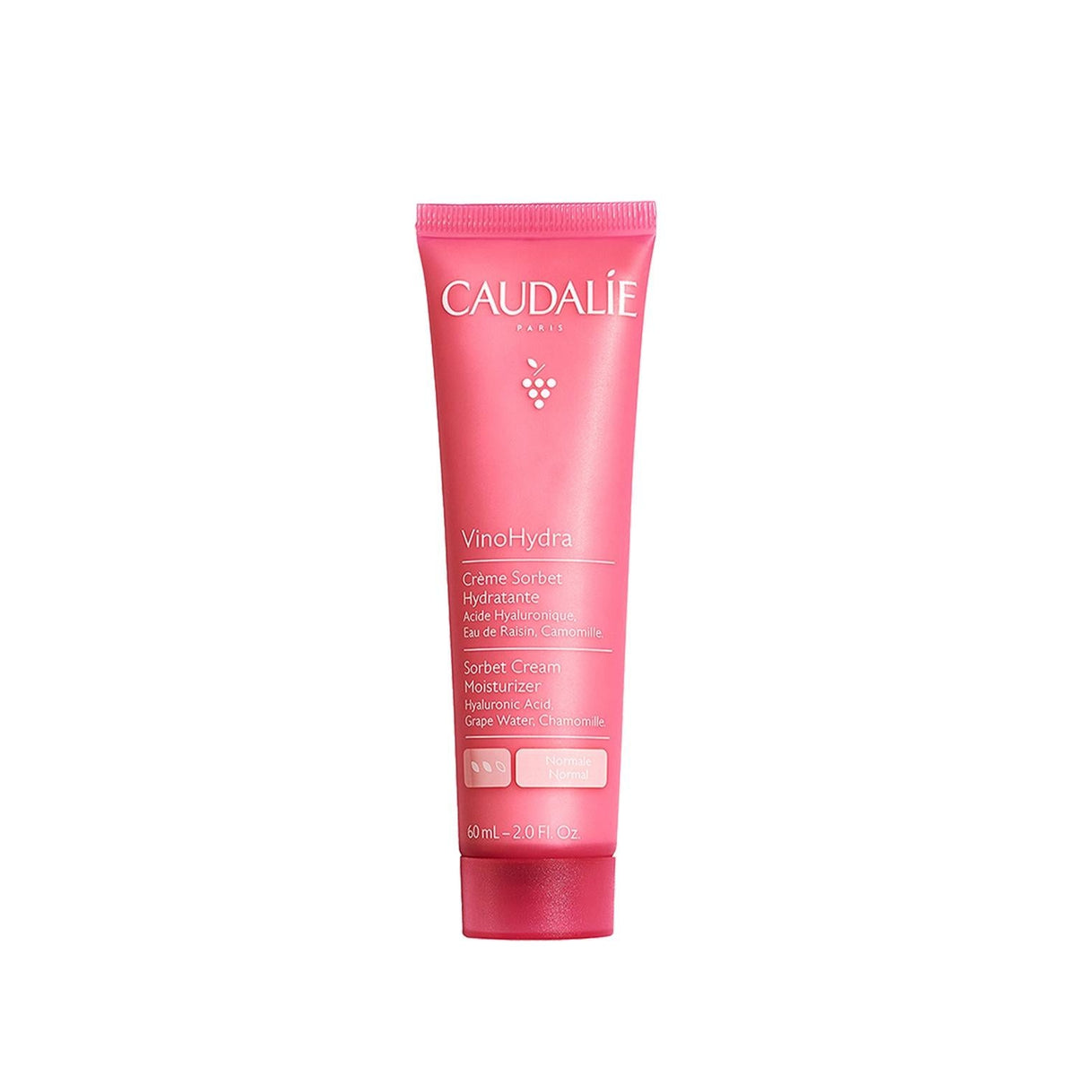 Caudalie VinoHydra Sorbet Cream Moisturizer - Hydrating Skincare for Dry Skin, Natural Ingredients, 2.03 fl oz