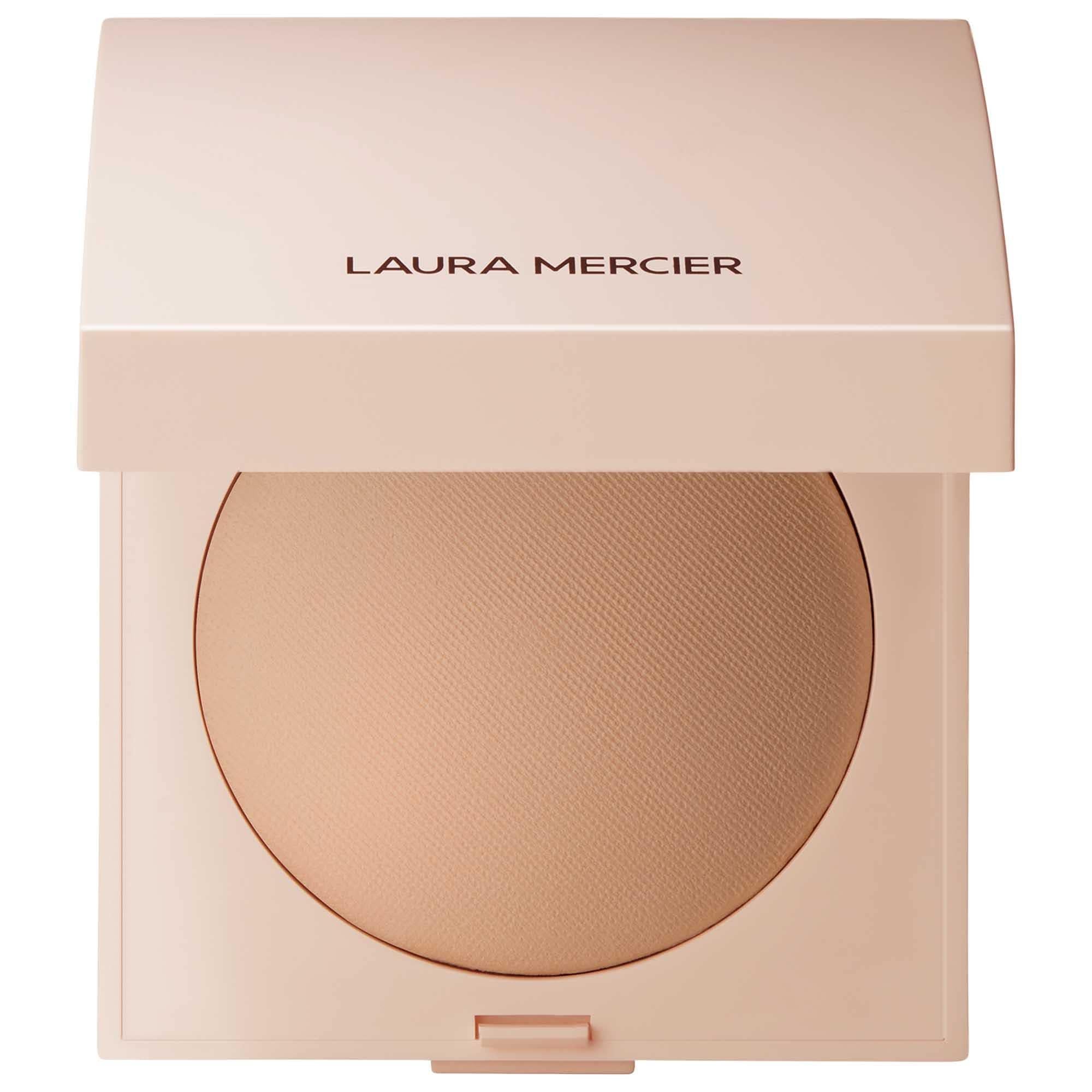 Real Flawless Luminous Perfecting Talc-Free Pressed Powder - Natural Finish, Vegan Makeup with Chamomile & Rose Oil