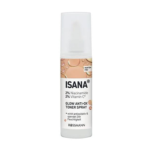 Isana Facial Toner Spray with 2% Niacinamide & Vitamin C - Hydrating Skincare for Brighter Skin