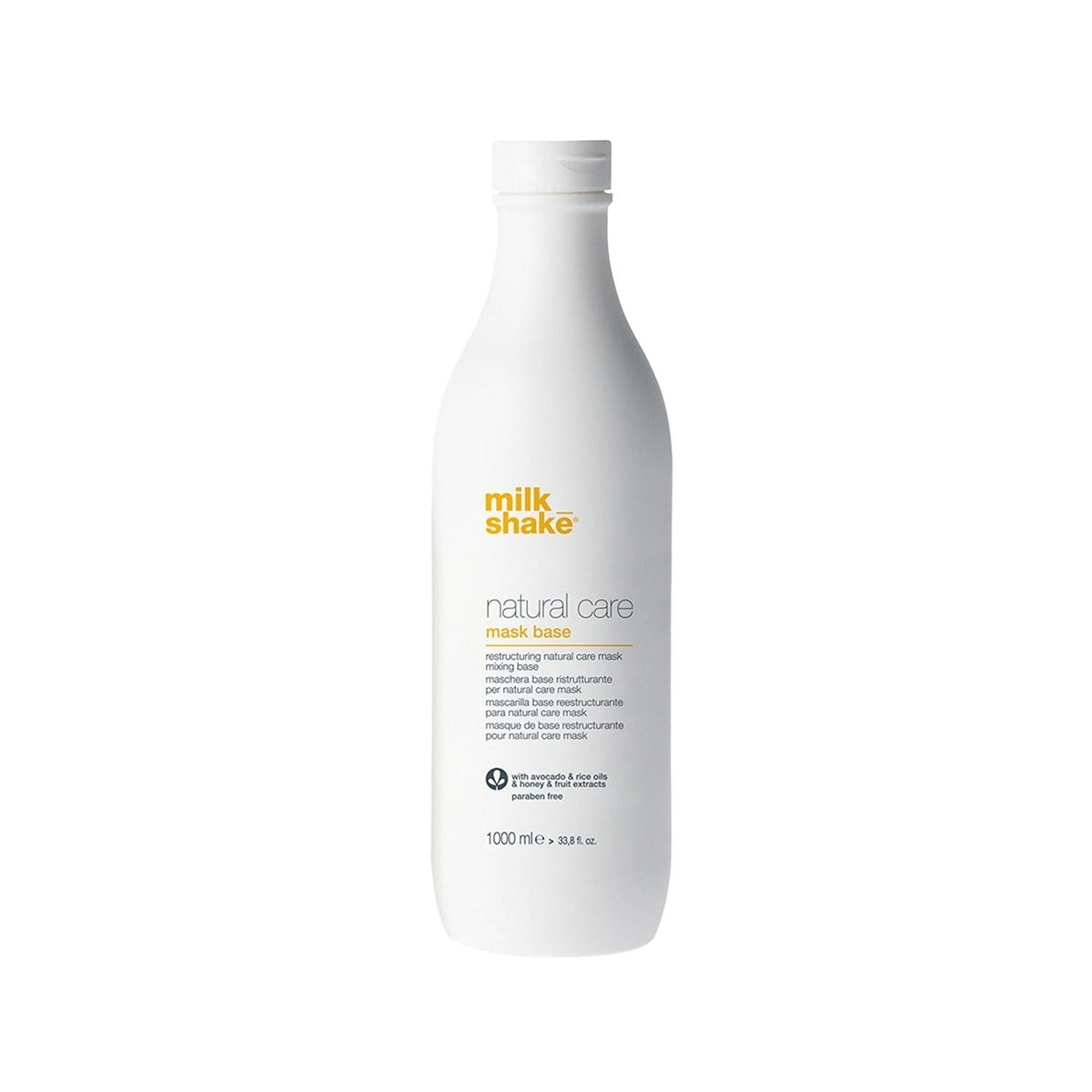 milk_shake Natural Restructuring Hair Mask Base - 1000ml, Repair & Nourish Damaged Hair