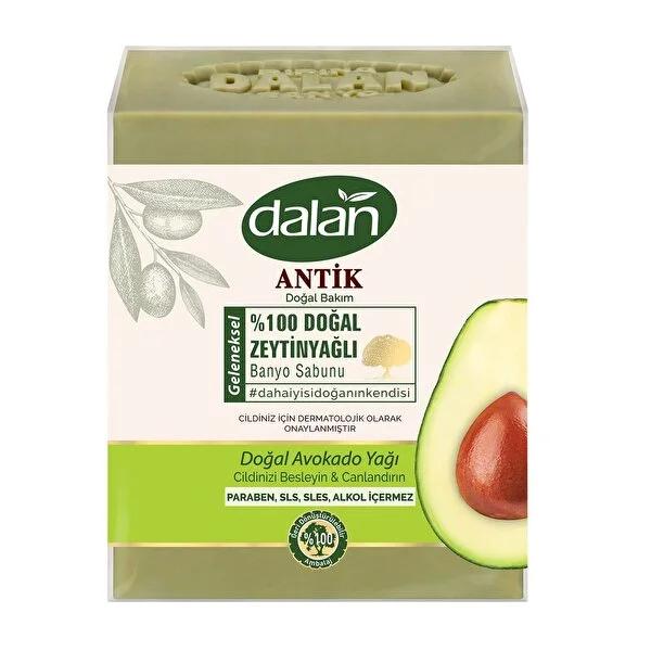 Dalan Natural Soap Bar with Avocado and Olive Oil - Gentle, Moisturizing, and Eco-Friendly Cleansing for Sensitive Skin