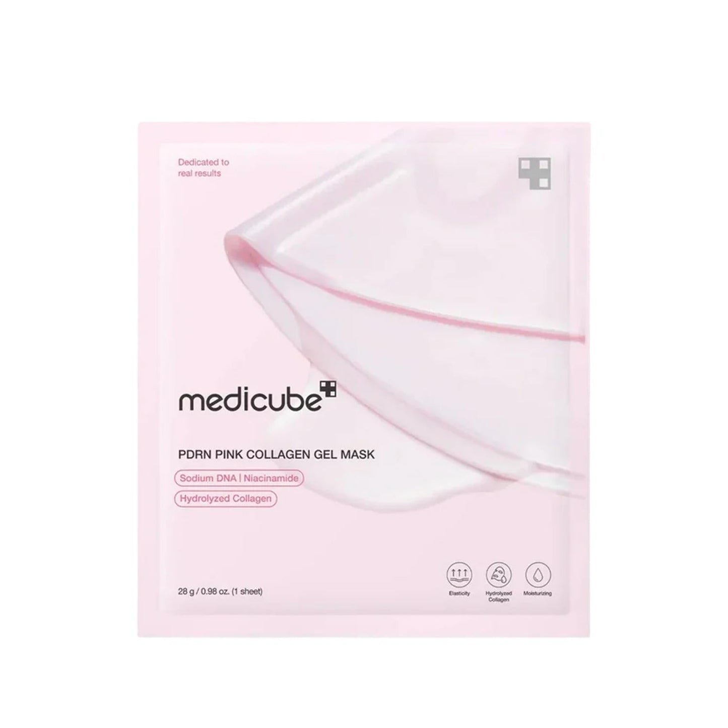 Medicube PDRN Pink Collagen Gel Mask for Firming & Glow 4x28g