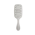 Olivia Garden Essential Care Flex Medium Hair Bristles Ice Grey Hair Brush - Gentle Detangling, High-Quality Bristles