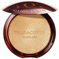 Terracotta Luminizer Highlighter Powder: Achieve a Radiant Golden Glow with Argan Oil & Natural Finish - Cruelty-Free, Buildable Formula