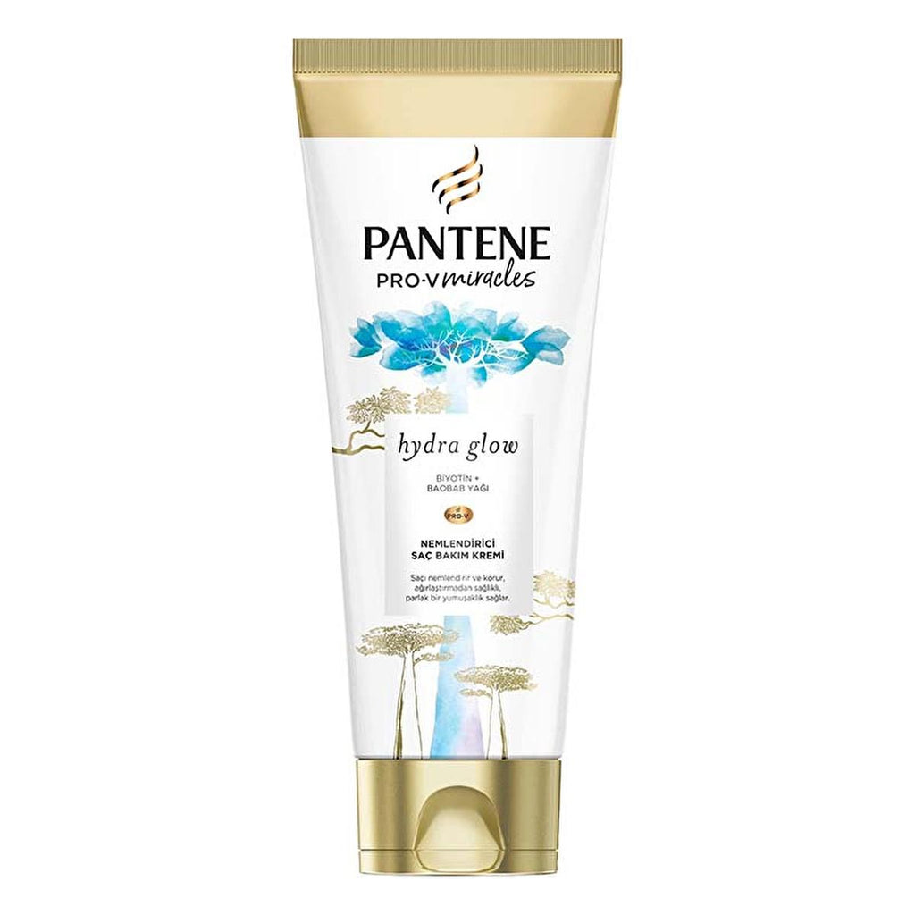 Pantene Hydra Glow Hair Cream 275ml - Moisturizing & Protective Hair Care for Dry & Damaged Hair