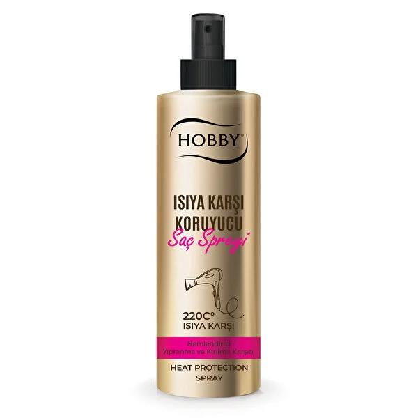 Hobby Heat Protective Hair Spray - Anti-Frizz, 250ml - Protects Hair Up to 220 °C