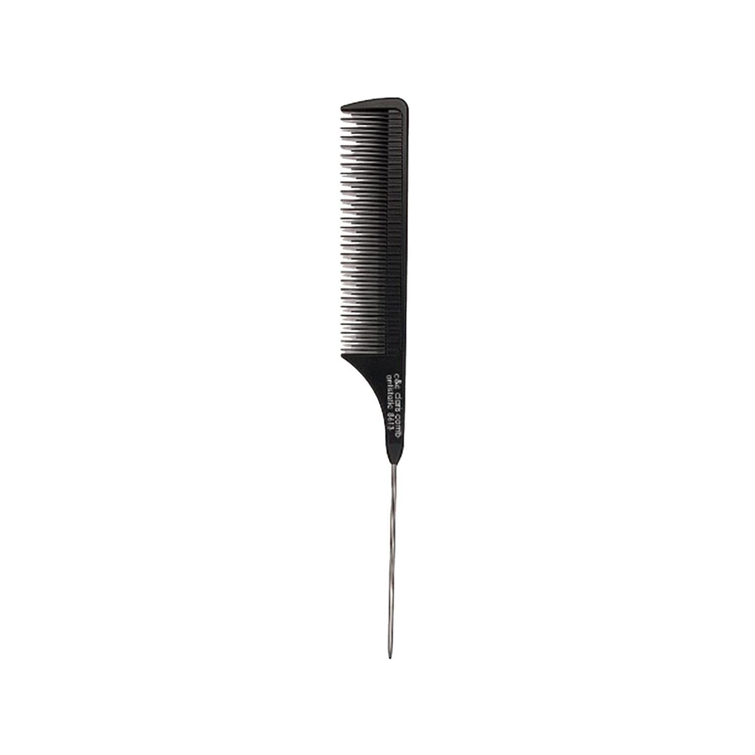 Claris Carbon Comb 8613 C-25009 Hair Comb - Carbon Hair Comb for Detangling and Styling