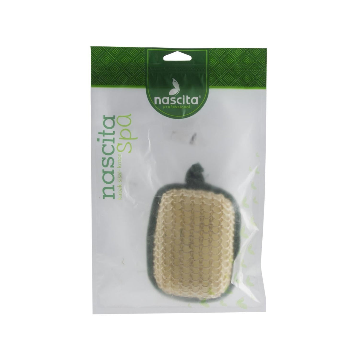 Nascita Sisal Square Shower Pouch - Natural Exfoliator for Gentle Skincare