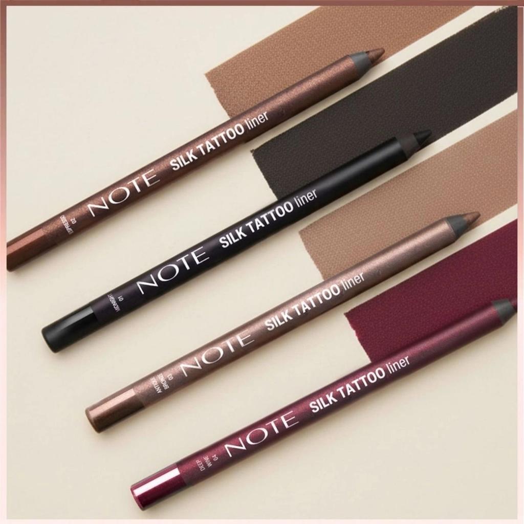 Note Cosme Silk Tattoo Liner Waterproof Gel Eyeliner 03 Antique Bronze