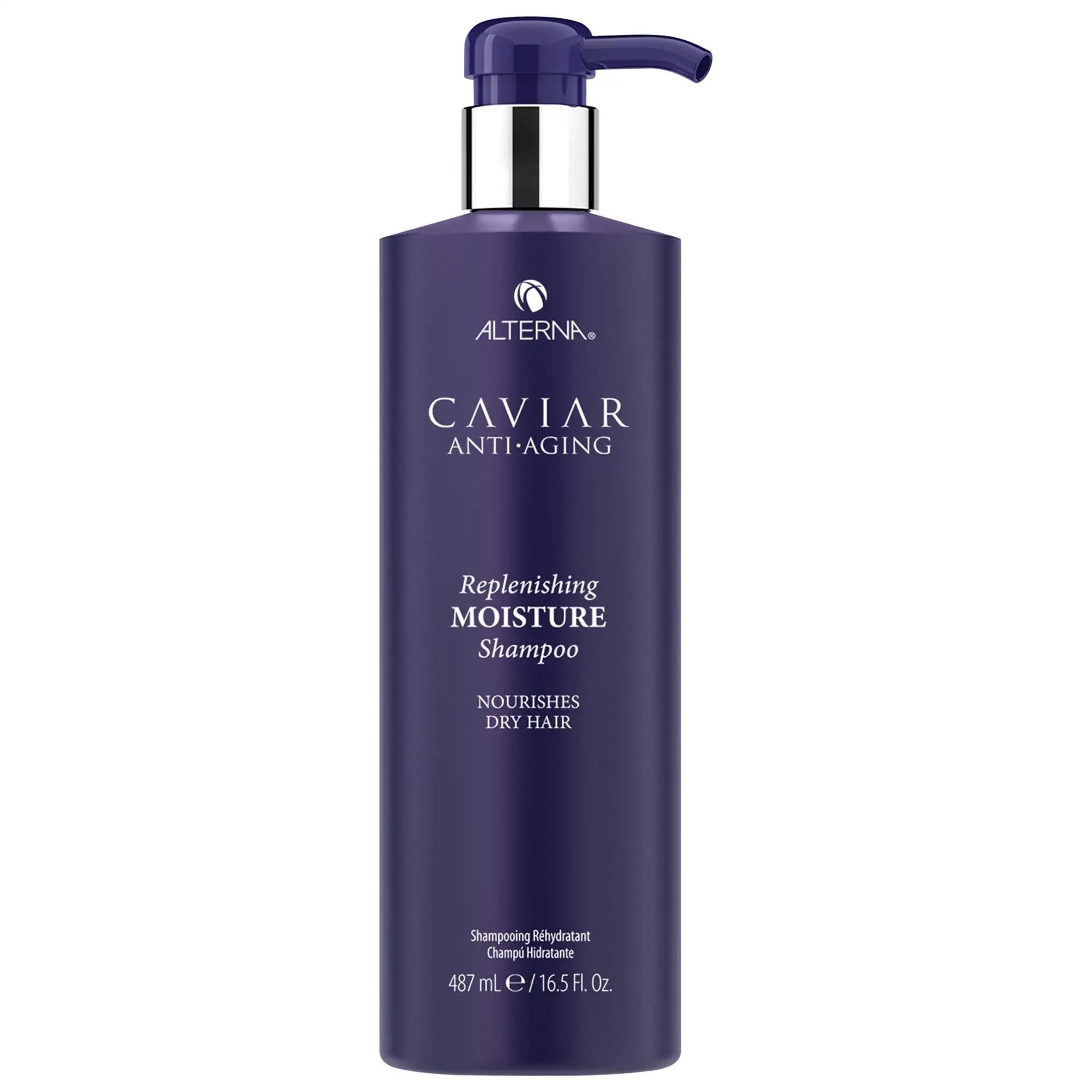 CAVIAR Anti-Aging Replenishing Moisture Shampoo: Hydrate, Restore & Shine - Sulfate & Paraben-Free