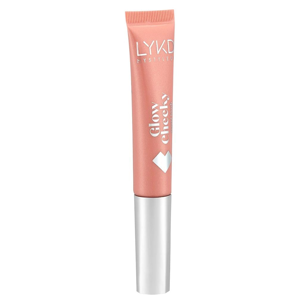 LYKD Glow Cheeky Blush Radiant Peach Powder for a Warm Glow
