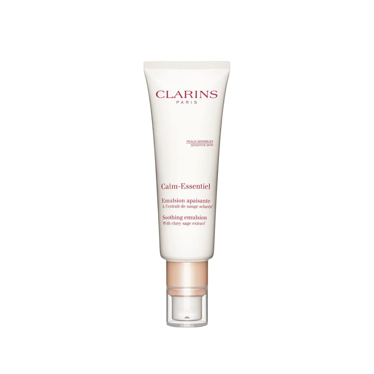 Clarins Calm Essentiel Soothing Emulsion: Ultimate Relief for Redness & Sensitive Skin - Hydrating Facial Moisturizer, 1.69 fl oz