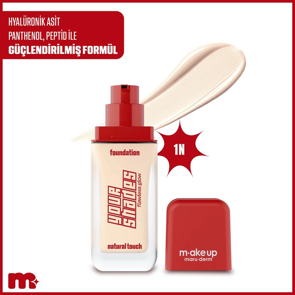 Maruderm Make Up Your Shades Foundation 1N for Fair Skin 30ml