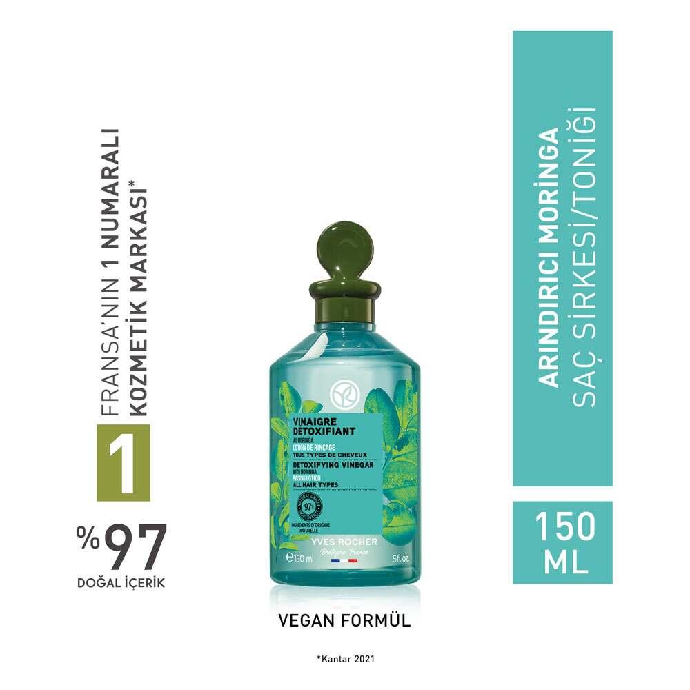 Moringa Detox Hair Vinegar & Tonic for Oily Hair - Organic, Natural Hair Care