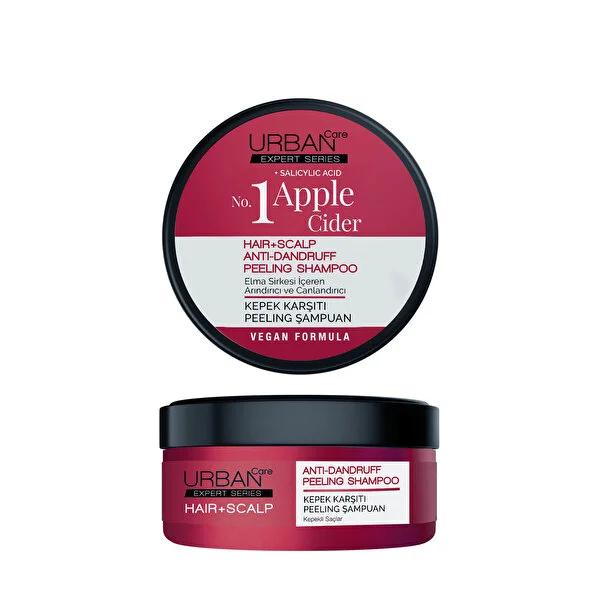 Urban Care Apple Cider Vinegar Anti-Dandruff Peeling Shampoo: Exfoliate Scalp, Control Sebum, & Stop Itchy Scalp - Natural Hair Care