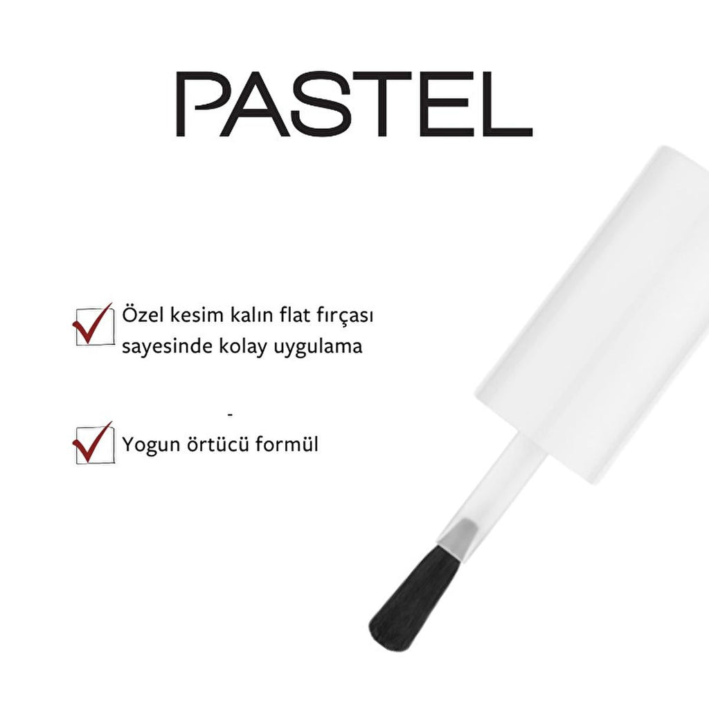 Pastel Vegan Nail Polish - Long-lasting, Cruelty Free, Easy Application - 13ml