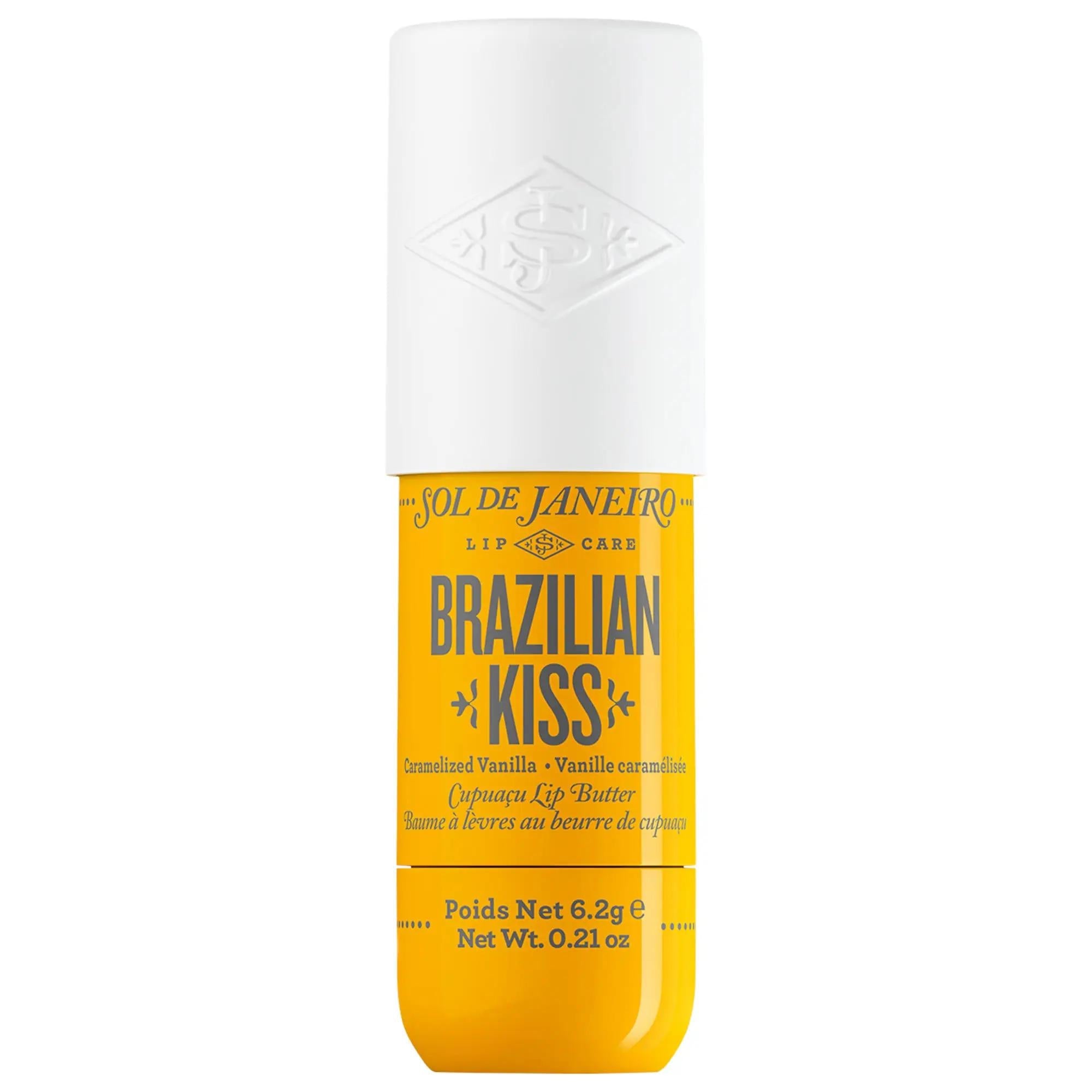 Sol de Janeiro Brazilian Kiss Cupua�u Lip Butter: Hydrating, Nourishing, and Paraben & Phthalate-Free Lip Care for Soft, Supple Lips