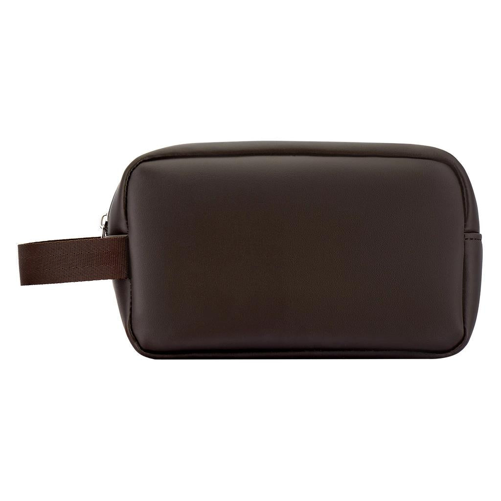 Eklips Brown Men's Grooming Bag for Travel