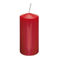Rubin Licht Red Pillar Candle for Home Decor 120x60mm